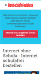 Mobile Screenshot of internet-schufafrei-bestellen.de